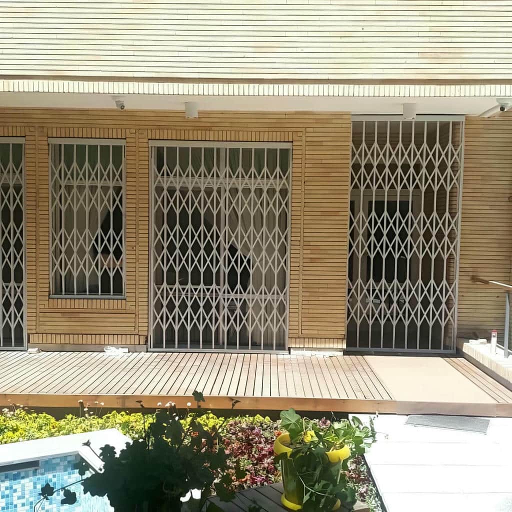 فروش درب آکاردئونی ضد سرقت تمام گل در نوشهر