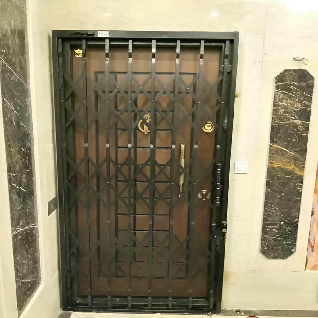 فروش درب آکاردئونی ضد سرقت تمام گل در مشهد