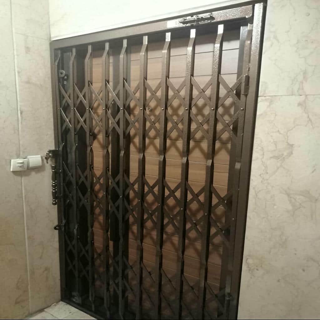 قیمت درب آکاردئونی ضد سرقت سه گل مهرشهر کرج