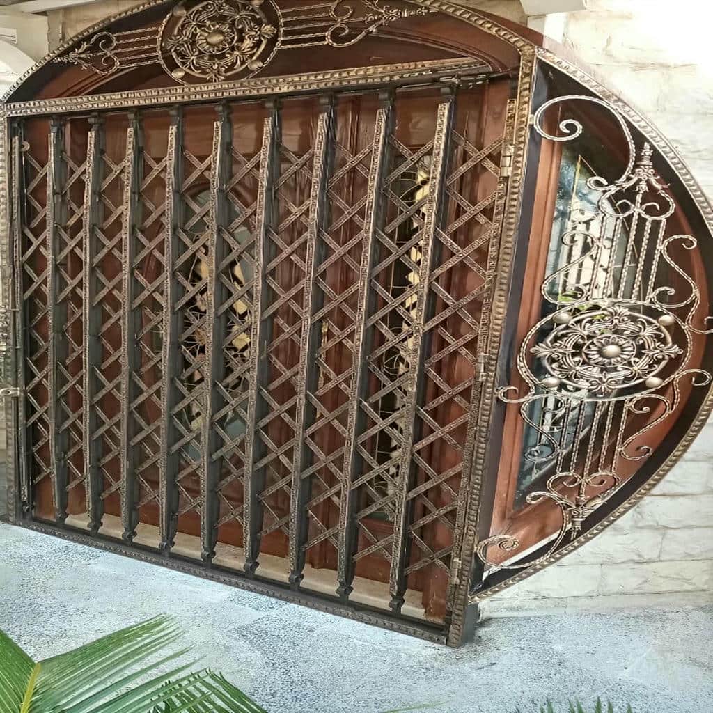 قیمت درب آکاردئونی ضد سرقت قفل ضدبرش در بومهن