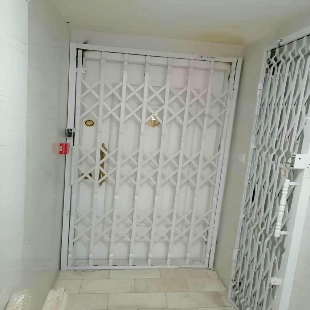فروش درب آکاردئونی ضد سرقت تمام گل در ملارد