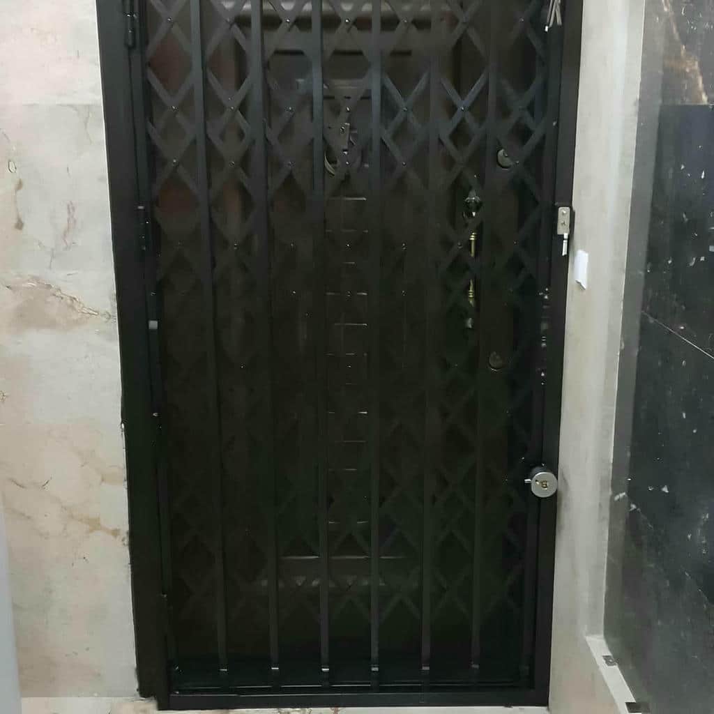 قیمت درب آکاردئونی ضد سرقت قفل ضدبرش در تبریز