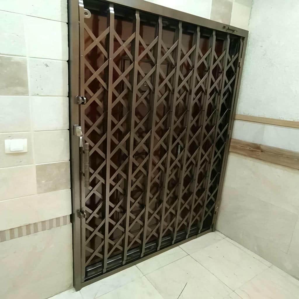 فروش درب آکاردئونی ضد سرقت تمام گل در نظرآباد