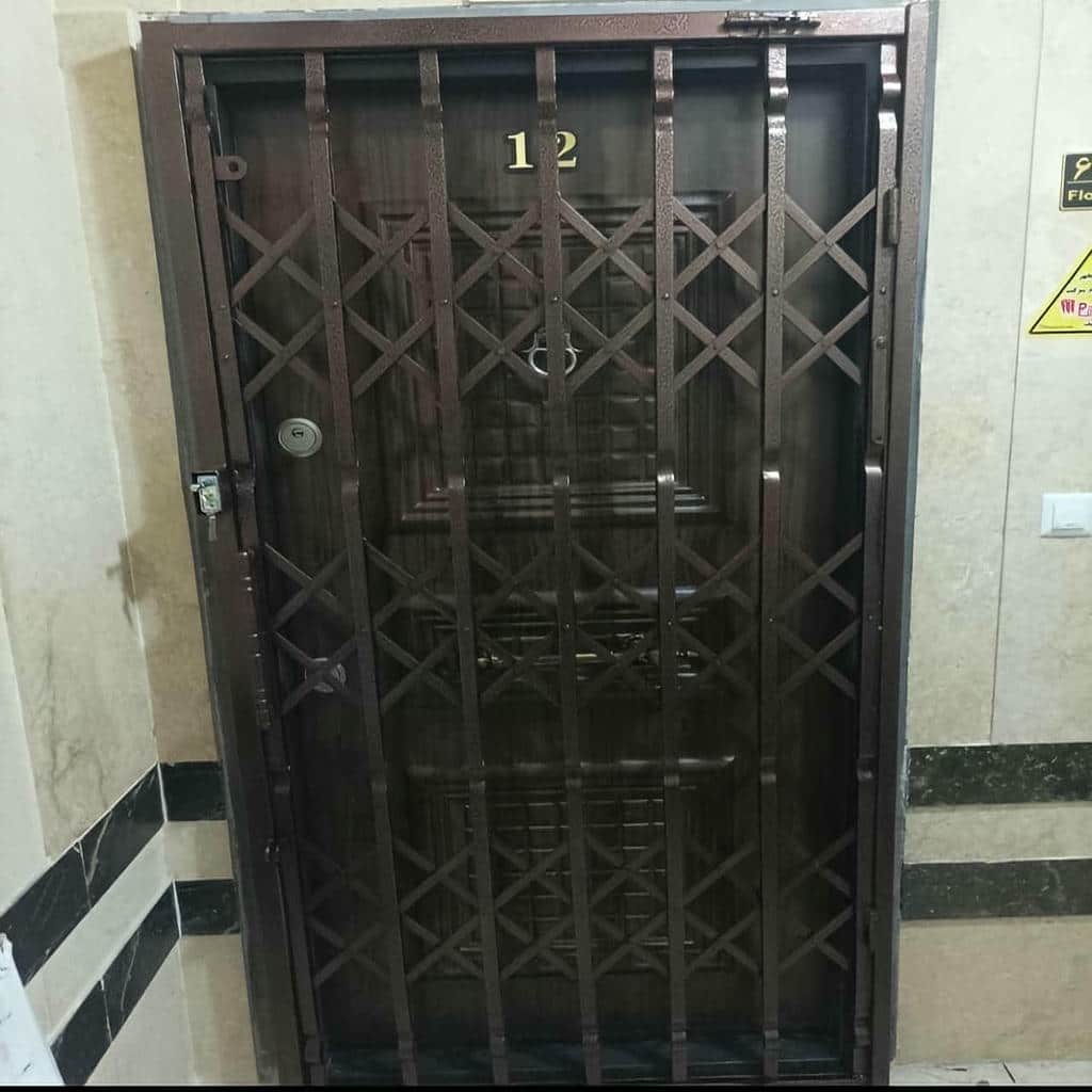 قیمت درب آکاردئونی ضد سرقت قفل ضدبرش در نوشهر