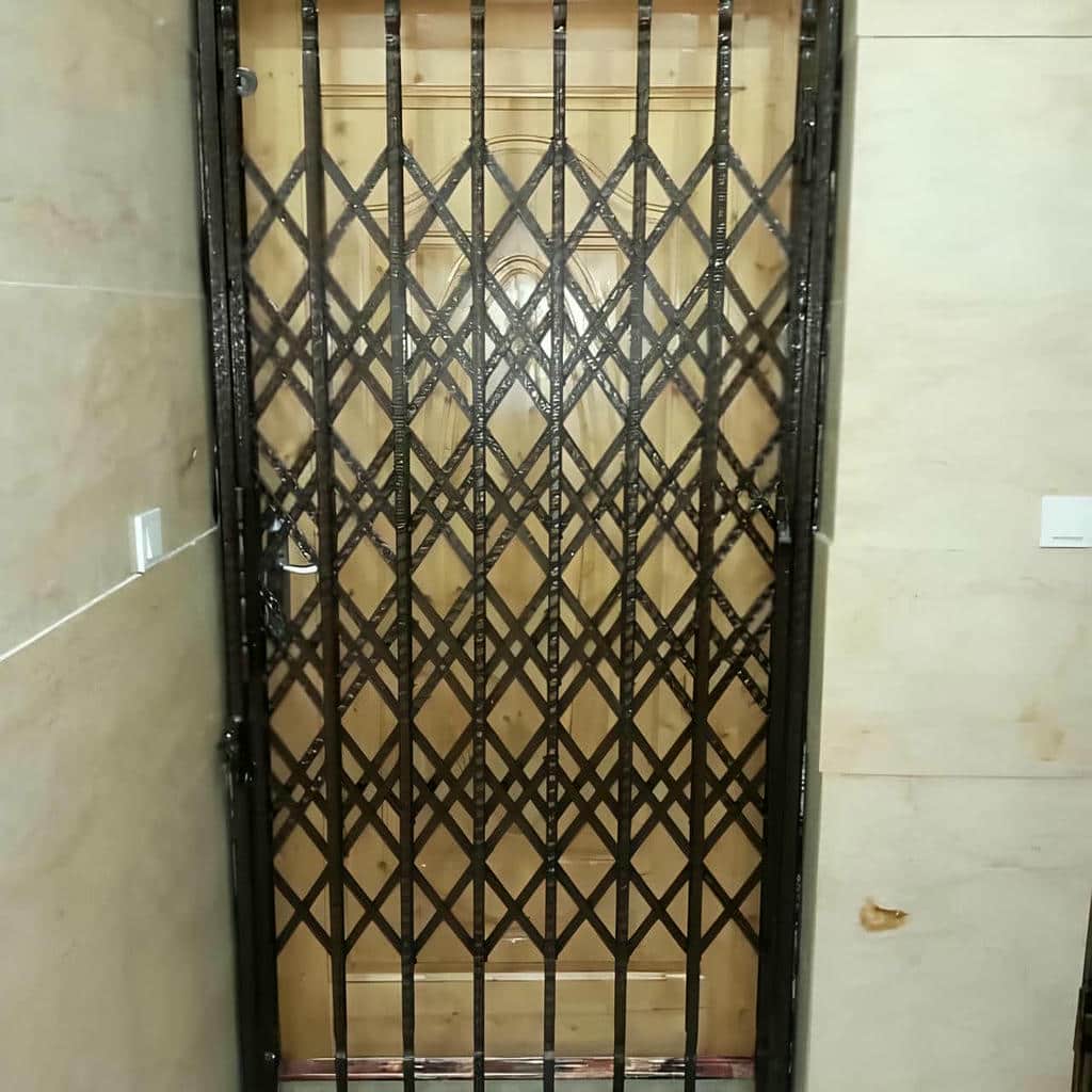 قیمت درب آکاردئونی ضد سرقت سه گل در فشم