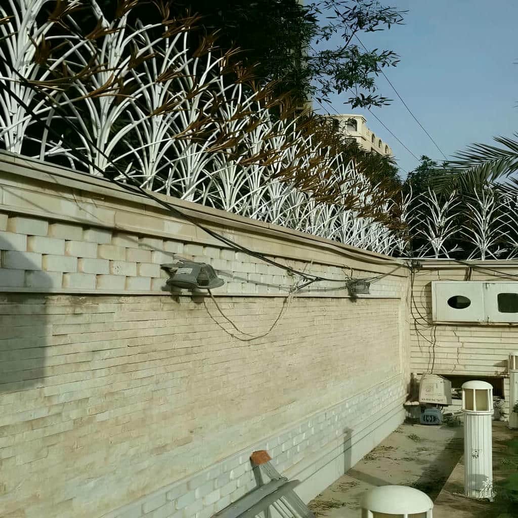 نصب حفاظ شاخ گوزنی رنگ کوره ای در یزد