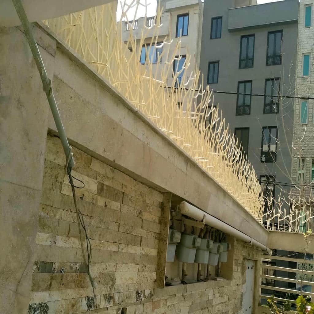 نصب حفاظ شاخ گوزنی رنگ کوره ای در رشت