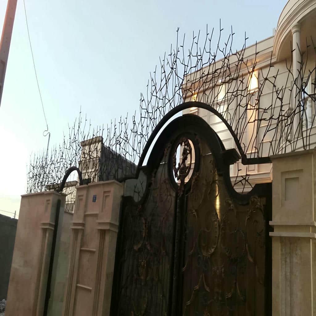 نصب حفاظ شاخ گوزنی رنگ کوره ای در محمدشهر