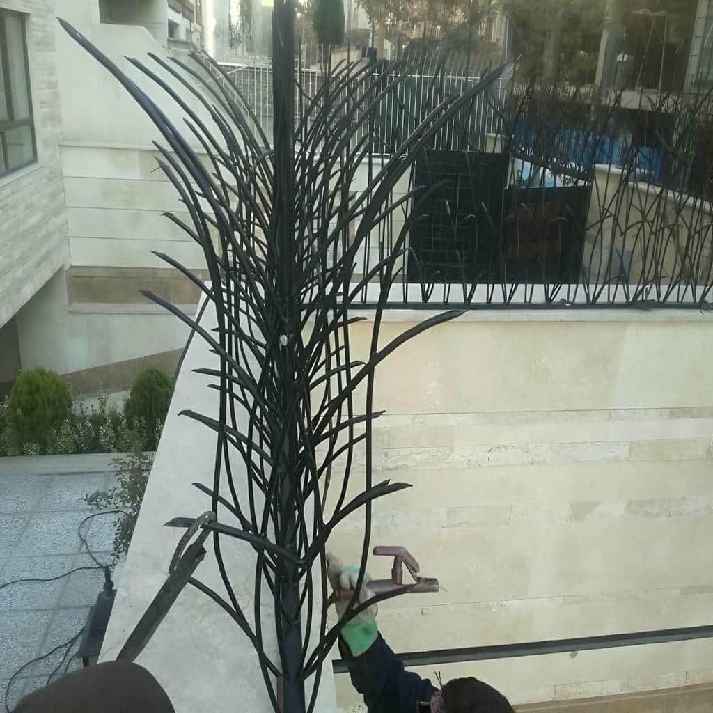 نصب حفاظ شاخ گوزنی میلگرد استاندارد در خرم آباد