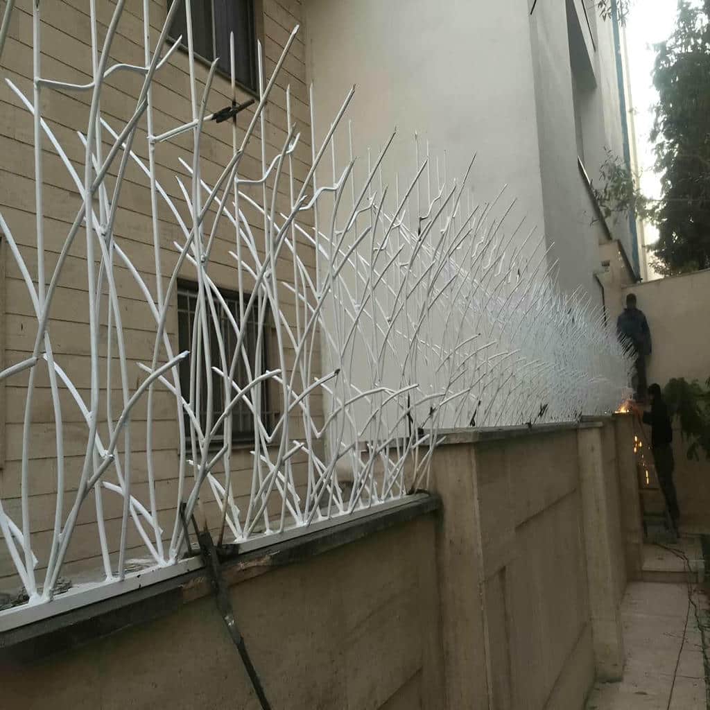 نصب حفاظ شاخ گوزنی رنگ کوره ای در اندیشه
