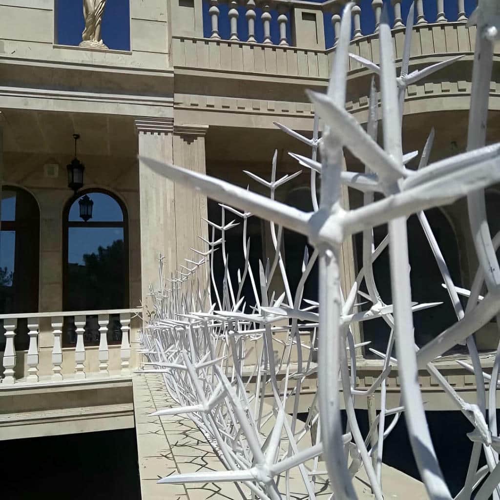 نصب حفاظ شاخ گوزنی رنگ کوره ای در استان خوزستان