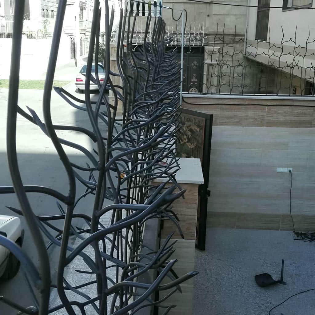 نصب حفاظ شاخ گوزنی رنگ کوره ای در اردبیل