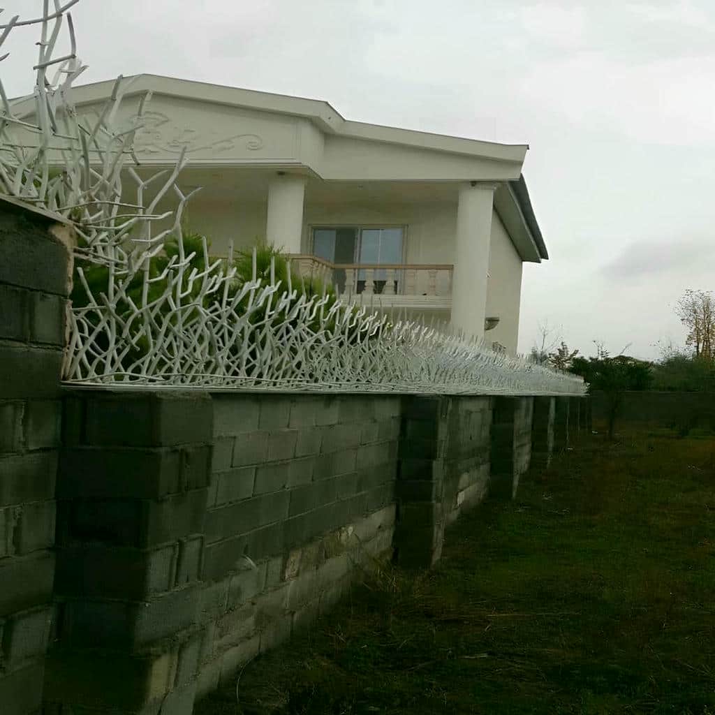 نصب حفاظ شاخ گوزنی میلگرد استاندارد در کردان