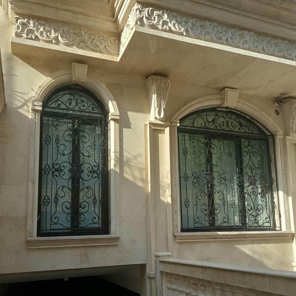 نصب حفاظ پنجره مدرن هندسی در ایلام