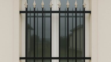 حفاظ پنجره مدل نیزه دار ساده 8