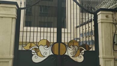 درب حیاط فرفورژه در زاهدان