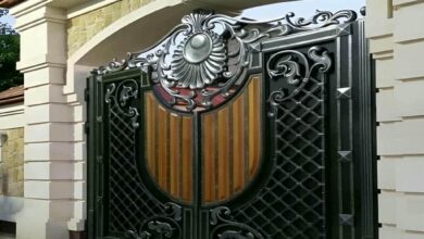 درب حیاط فرفورژه در سیرجان