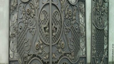 درب حیاط فرفورژه در اردبیل