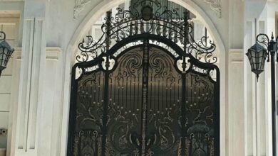 درب حیاط فرفورژه در اراک