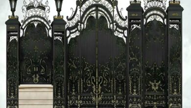 درب حیاط فرفورژه در یزد