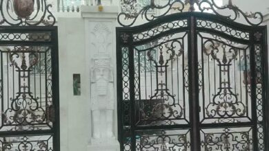 درب حیاط فرفورژه در اهواز