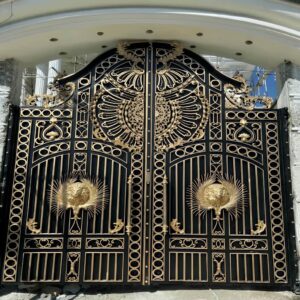 درب حیاط فرفورژه در ایرانشهر