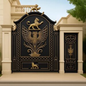 درب حیاط فرفورژه در رشت