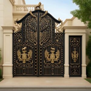 درب حیاط فرفورژه در سبزوار