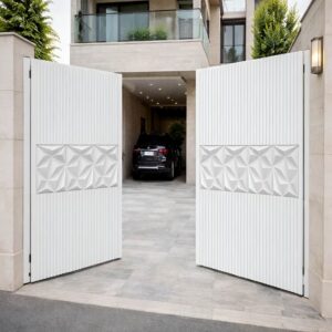 درب حیاط فرفورژه در فردیس کرج
