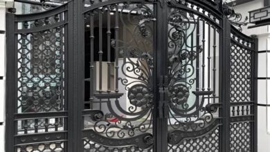 درب حیاط فرفورژه در فیروزکوه