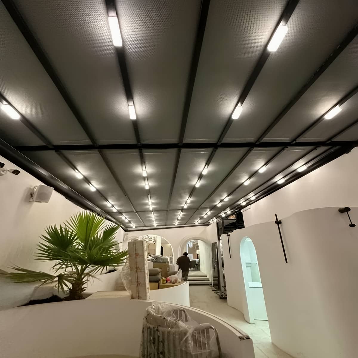 سقف برقی مقاوم پارکینگ