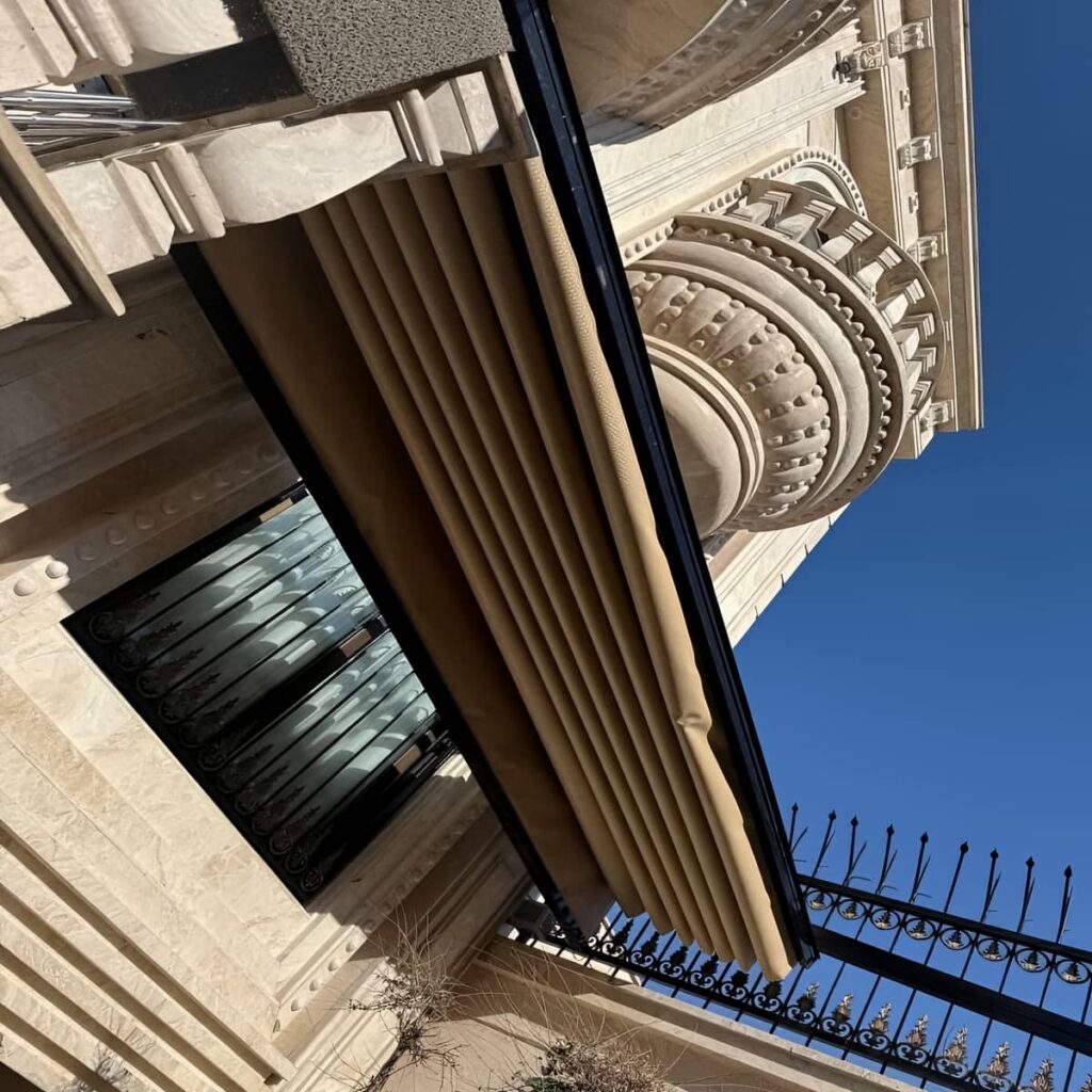 سفارش سقف جمع شونده برای روف گاردن