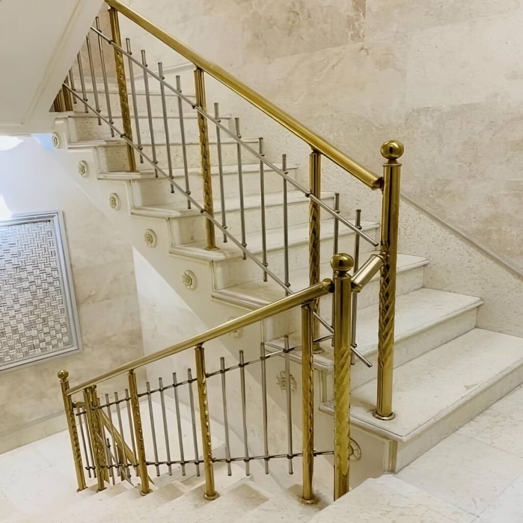 نرده استیل ضدزنگ با اجرای حرفه‌ای