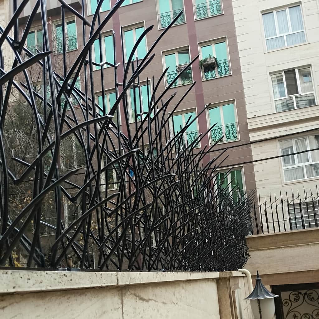 تولید حفاظ نیزار دیوار باغ با میلگرد مقاوم