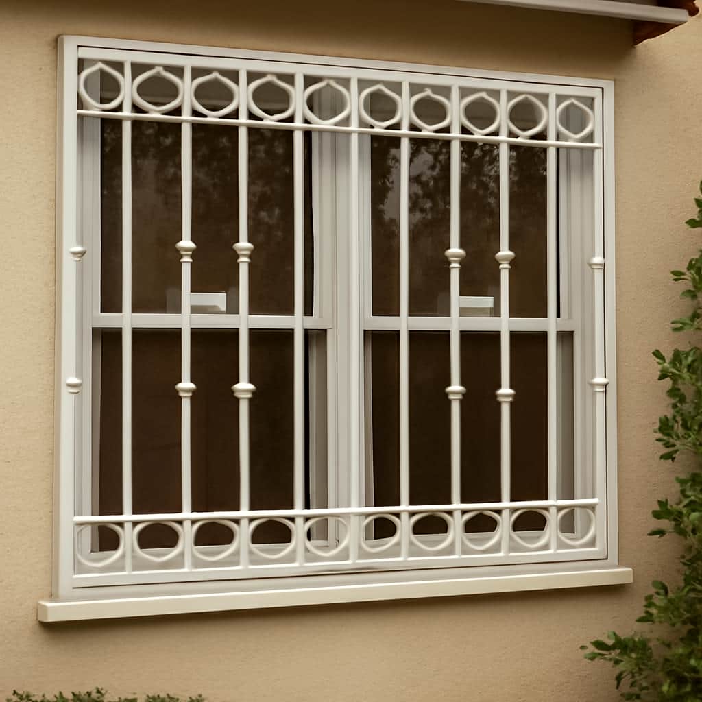 حفاظ پنجره کلاسیک طرح رومی مناسب نمای ویلایی