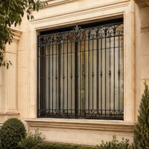 12 طرح حفاظ پنجره فرفورژه گل نرده