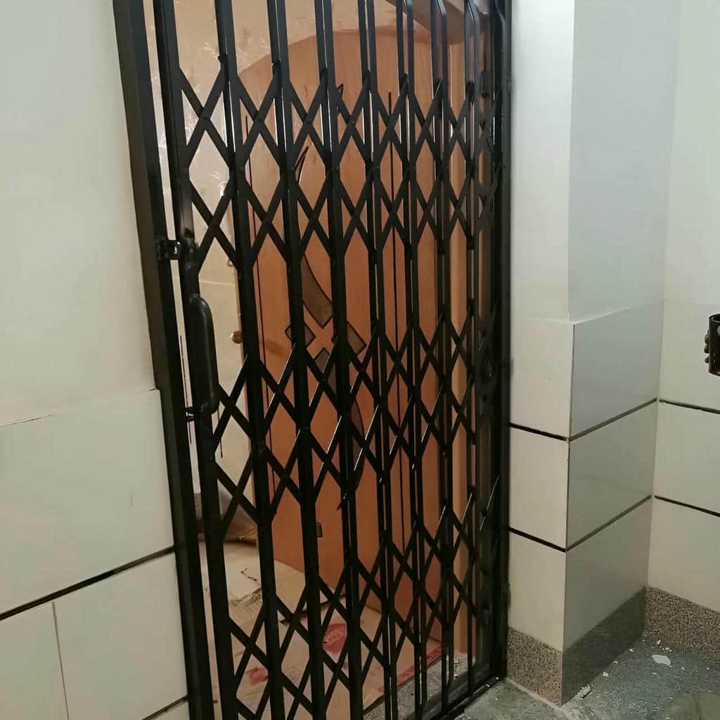 فروش درب آکاردئونی طلایی سلطنتی پنج گل