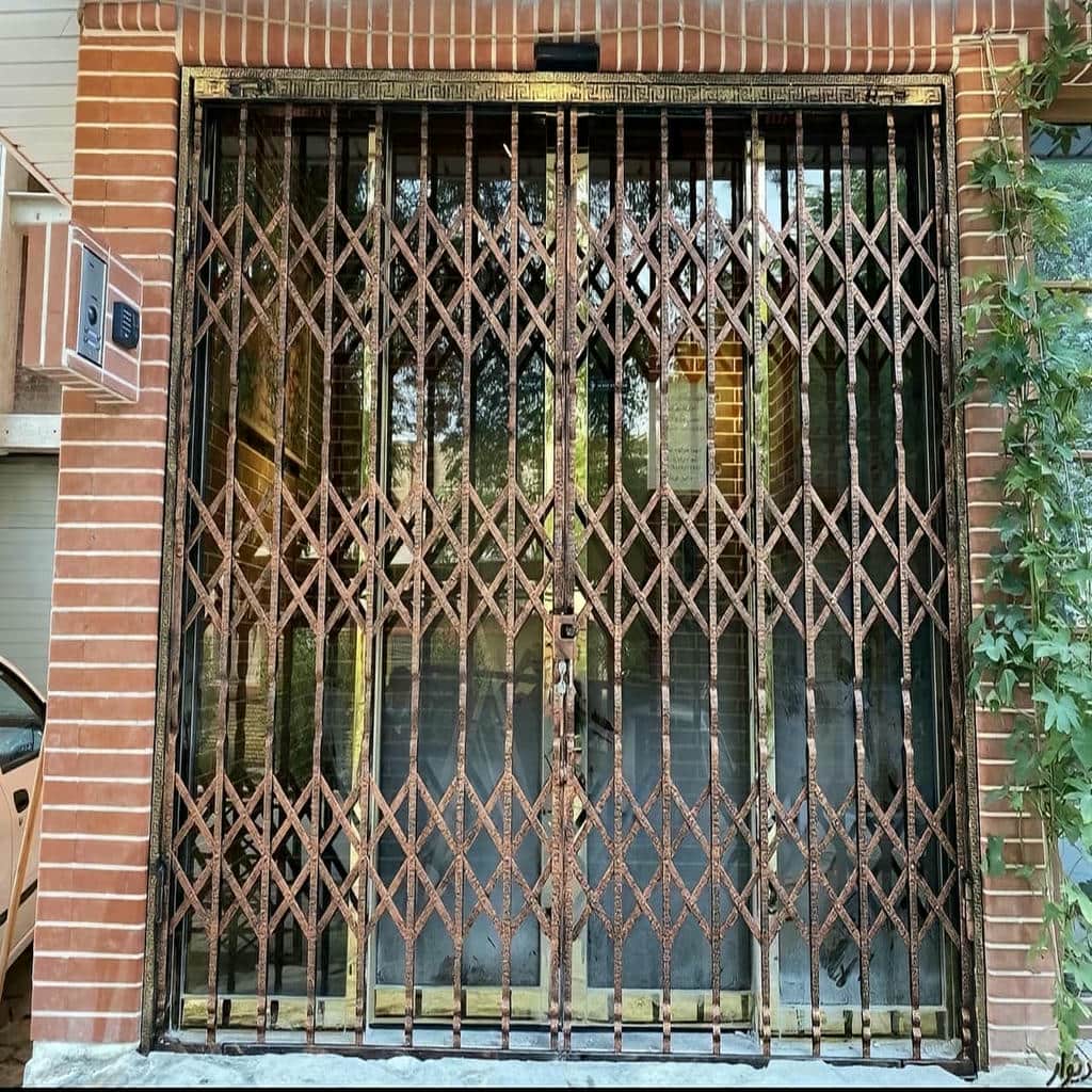 درب آکاردئونی قفل مخفی کتابی تسمه دوبل