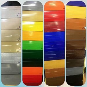 11 نمونه ریل کرکره برقی آلومینیومی