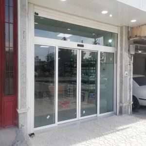 14 طرح درب اتوماتیک شیشه ای پرتردد مجتمع