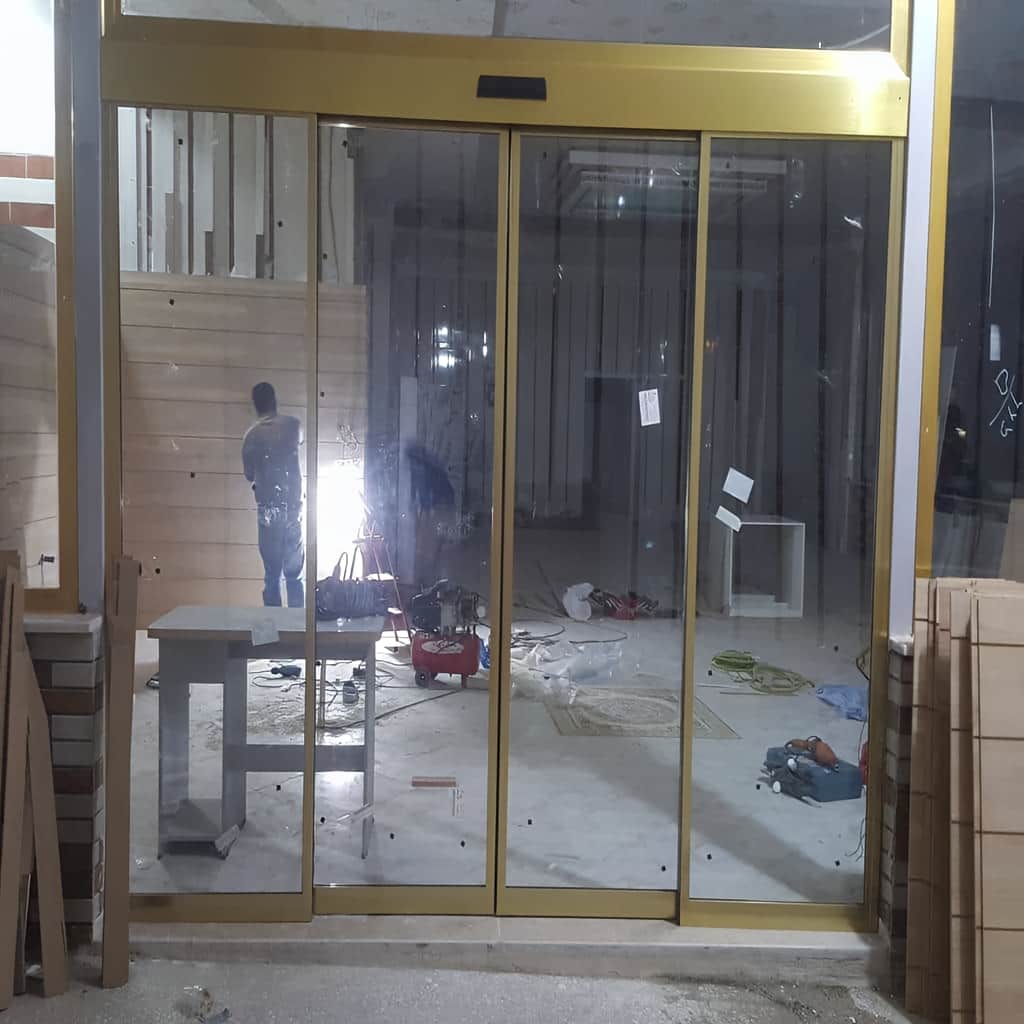 8 مدل درب اتوماتیک شیشه ای کم صدا موتور آرام