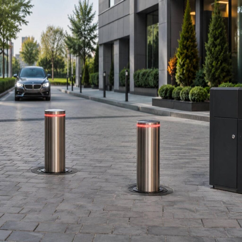 فروش راهبند ستونی بولارد امنیتی LED دار
