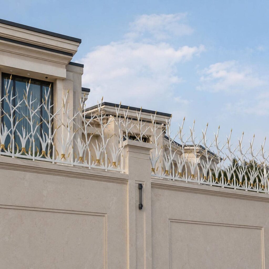 خرید حفاظ شاخ گوزنی خمکاری مناسب دیوار پرتردد