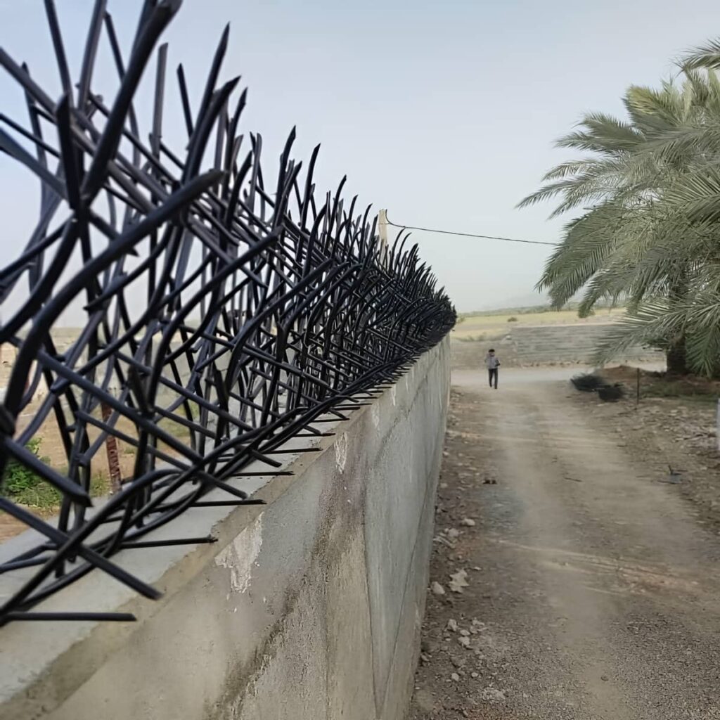 تولید حفاظ دیوار شاخ گوزنی با خمهای چندجهته