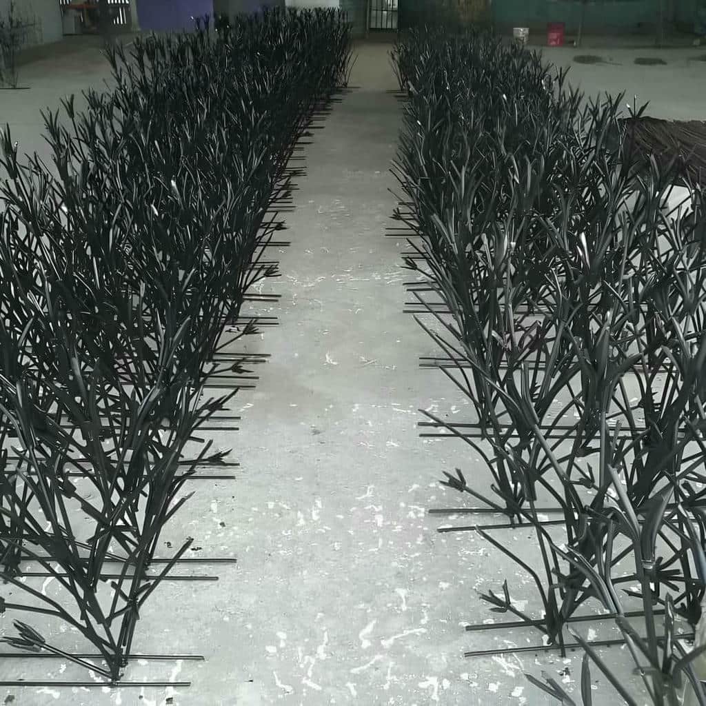 فروش حفاظ دیوار شاخ گوزنی آبشاری با رنگ کوره‌ای