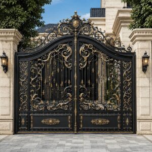 14 مدل درب حیاط CNC پنل مشبک