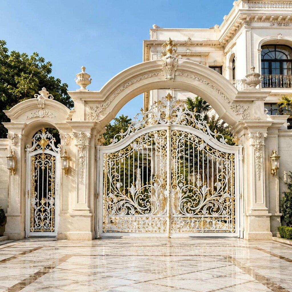 سفارش درب مدرن حیاط متناسب با فضای نصب