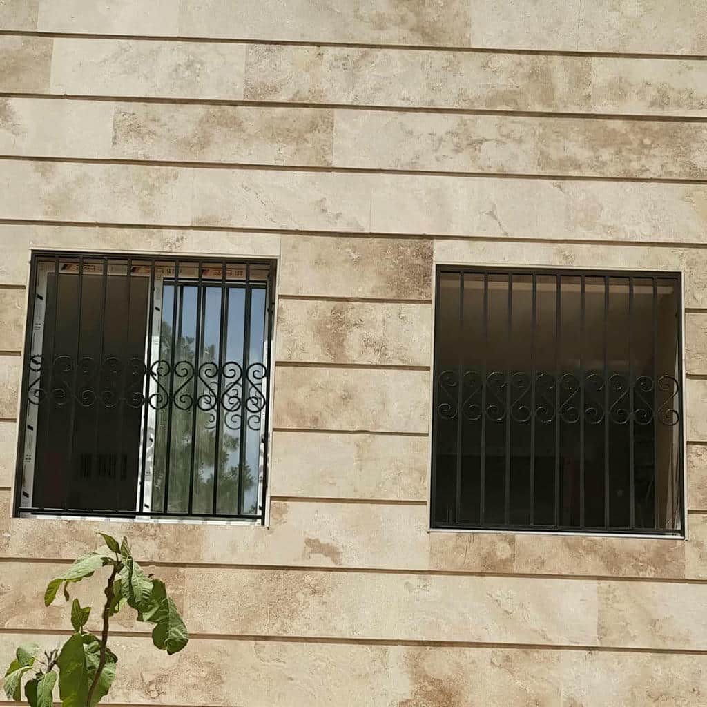 ساخت حفاظ پنجره رنگی کورهای با قاب دوبل