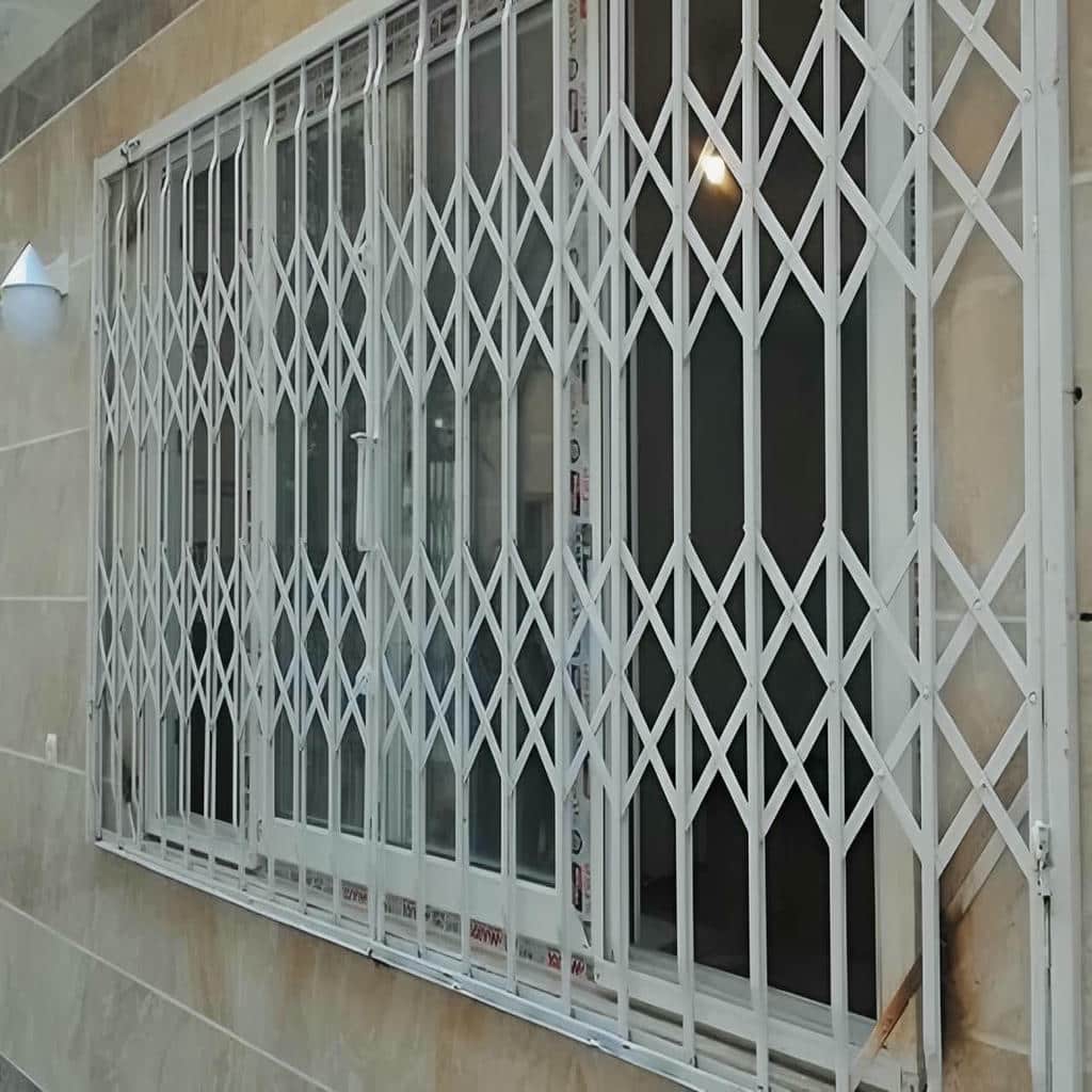 13 نمونه حفاظ پنجره ضد سرقت میله عمودی