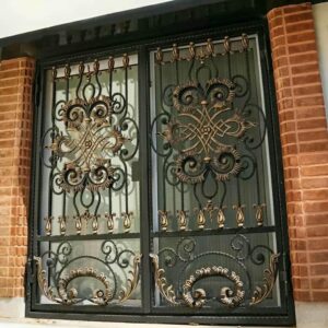 13 نمونه حفاظ پنجره آهنی پروفیلی طبقه همکف